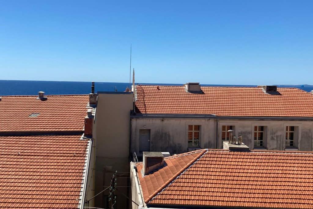 Cosy Penthouse Old Town Sea View Little Terraces Air Conditionned Nizza Exterior foto