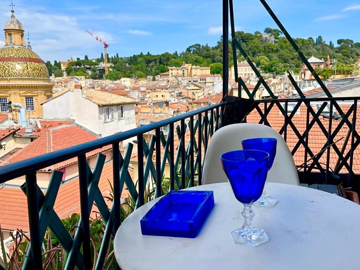 Cosy Penthouse Old Town Sea View Little Terraces Air Conditionned Nizza Exterior foto